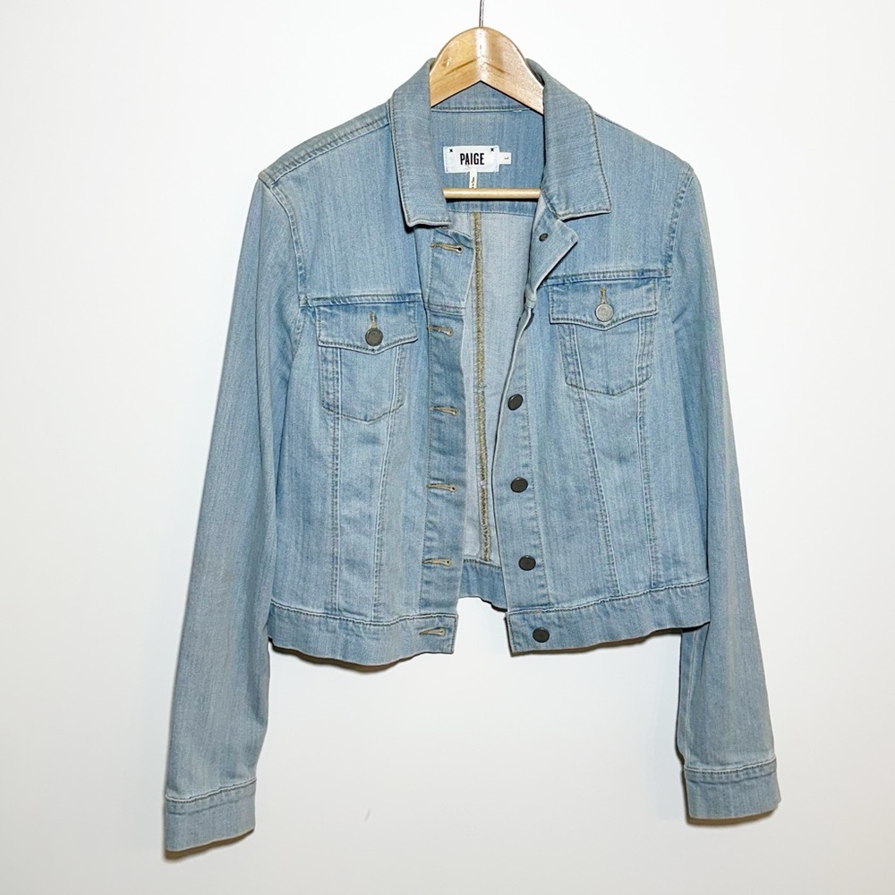 Paige Denim Jacket Size Large Excellent Condition